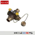 Butterfly Handle Mini Gas Ball Valve with Connector